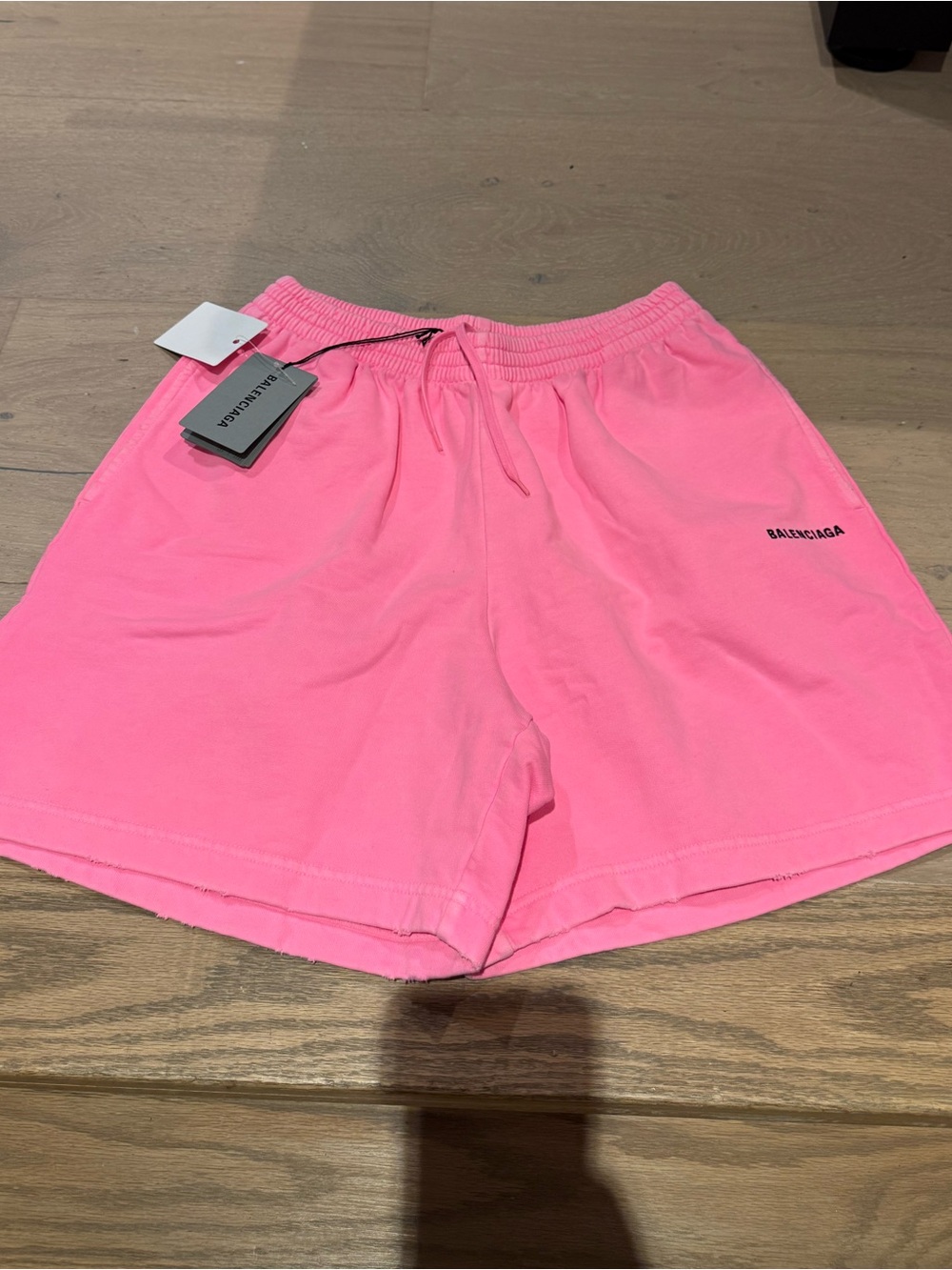 Pink Balenciaga Shorts